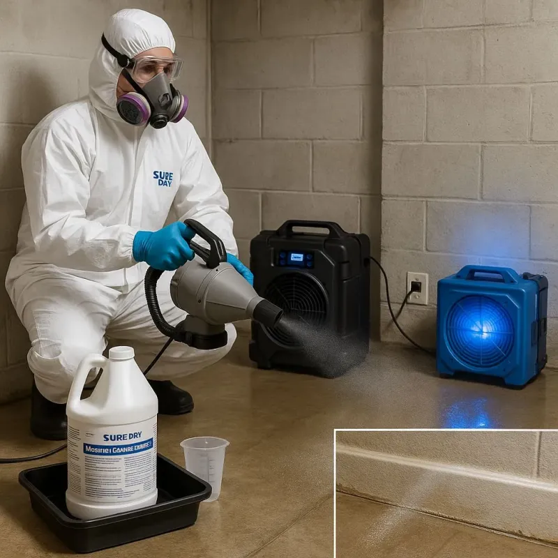 Sanitization and Odor Removal process in Howell, MI