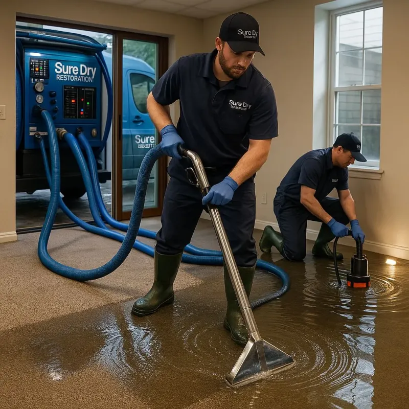 Water Extraction and Removal process in Howell, MI